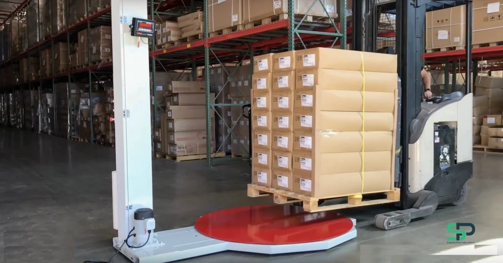 دستگاه استرچ پالت صنعتی دستگاه استرچ پالت صنعتی